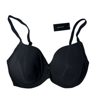 NATORI black chic comfort underwire 32DDD bra style 736096 NWT